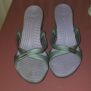 Crocs heels/sandals